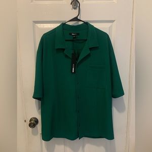 Fashion Nova Show Up Short Sleeve Cuban Shirt Men’s Size XXL - NWT